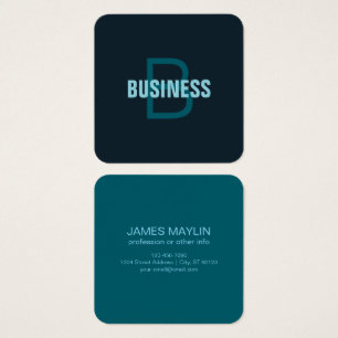 Monogramme de nom personnalisable simple en gras