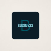 Monogramme de nom personnalisable simple en gras (Devant)