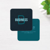 Monogramme de nom personnalisable simple en gras (Bureau)