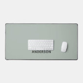 Monogramme de nom personnalisé simple | Élégant (Clavier et souris)