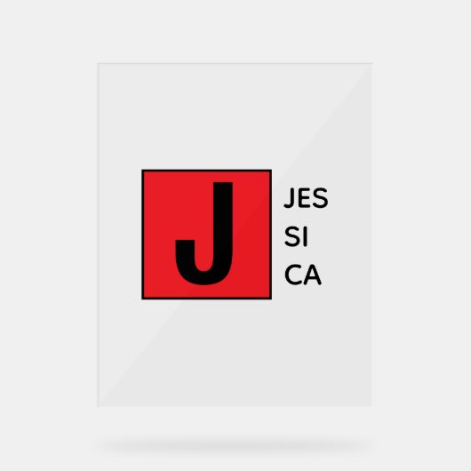 Monogramme de nom professionnel élégant moderne (Recto)