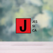Monogramme de nom professionnel élégant moderne (Neutre)