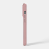 Monogramme de nom rose moderne (Côté gauche)