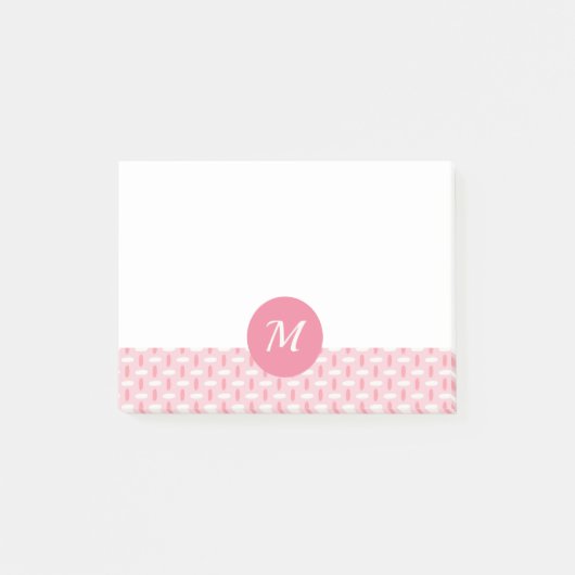 Monogramme de notes de post-it (Devant)