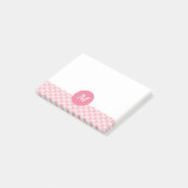 Monogramme de notes de post-it (Incliné)