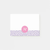 Monogramme de notes de post-it (Devant)