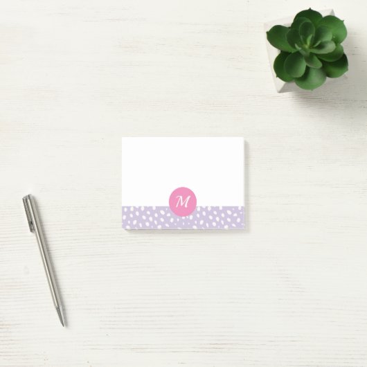 Monogramme de notes de post-it (Bureau)