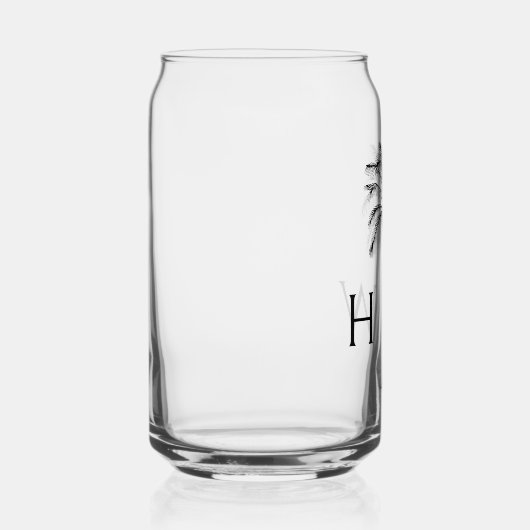 Monogramme de palmier noir (Droite)