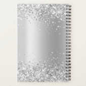 Monogramme de papier d'aluminium scintillant argen (Dos)