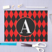 MONOGRAMME de papier de soie de la soie 10lb, (Artisanat)