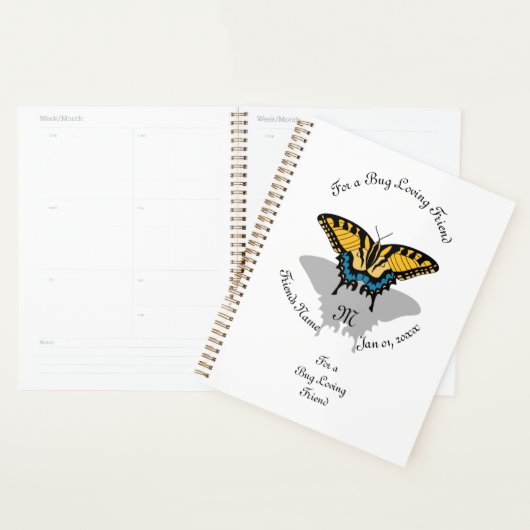 Monogramme de papillon Swallowtail (Devant avec enveloppe)