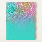 Monogramme de Parties scintillant de sirène coloré (Dos)