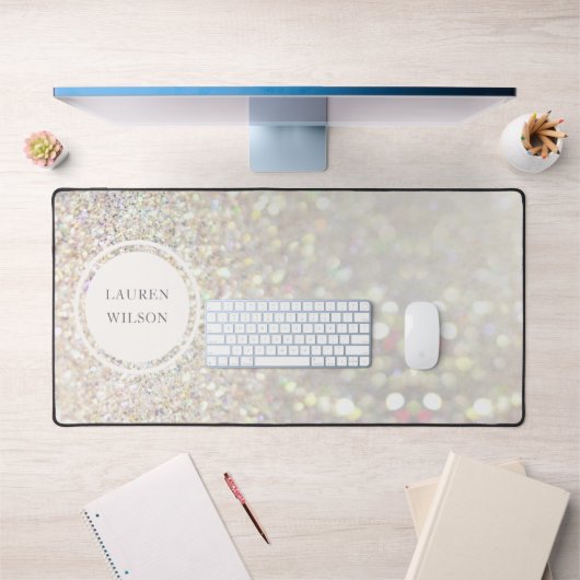 monogramme de parties scintillant en cristal (Bureau 1)