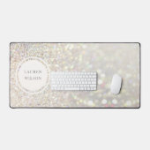 monogramme de parties scintillant en cristal (Clavier et souris)
