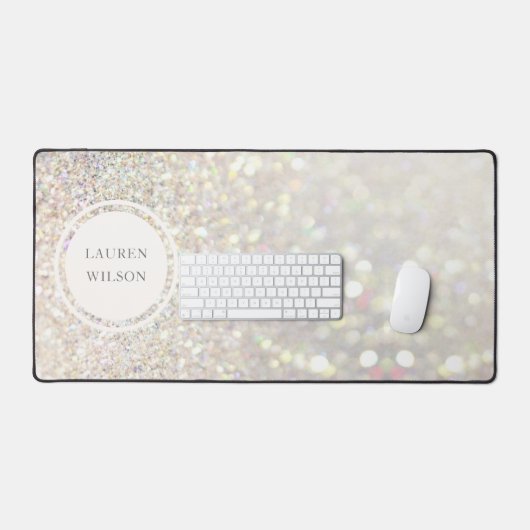 monogramme de parties scintillant en cristal (Clavier et souris)