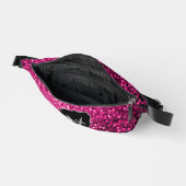 Monogramme de parties scintillant rose chaud (Ouvrir)