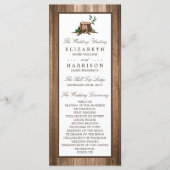 Monogramme de pays Programme de mariage des arbres (Devant)