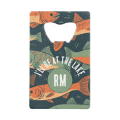 Monogramme de pêche à la truite (Devant)