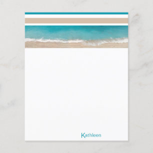 Monogramme de plage Tropical Papeterie personnalis