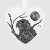 Monogramme de Pleine lune de faucon (devant)