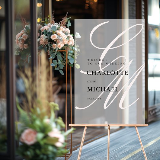 Monogramme de police de script minimaliste | Maria