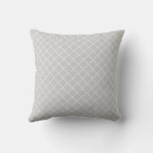 Monogramme de Quatrefoil moderne Coussin N'importe (Verso)