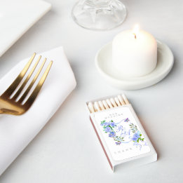 Monogramme de ruban Rose bleu