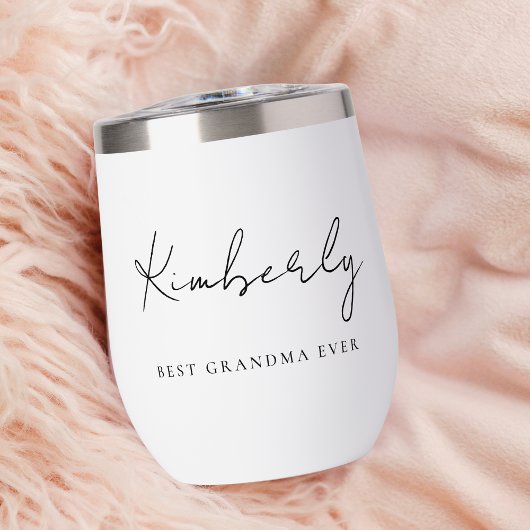 Monogramme de script de la meilleure grand-mère