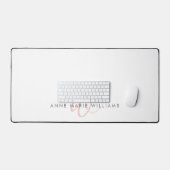 Monogramme de script rose moderne  (Clavier et souris)