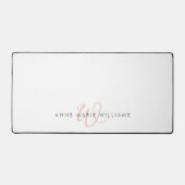 Monogramme de script rose moderne  (Recto)