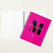 Monogramme de signature rose vif 2025 (Devant avec enveloppe)