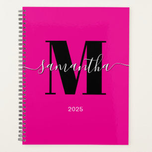 Monogramme de signature rose vif 2025