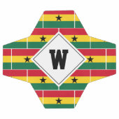 Monogramme de soccer élégant GHANA (Plat)