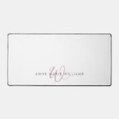 Monogramme de style moderne lilas poussiéreux (Recto)