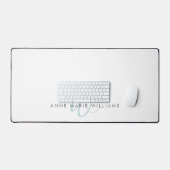Monogramme de style moderne sarcelle vert (Clavier et souris)
