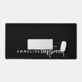 Monogramme de style tendance noir (Clavier et souris)