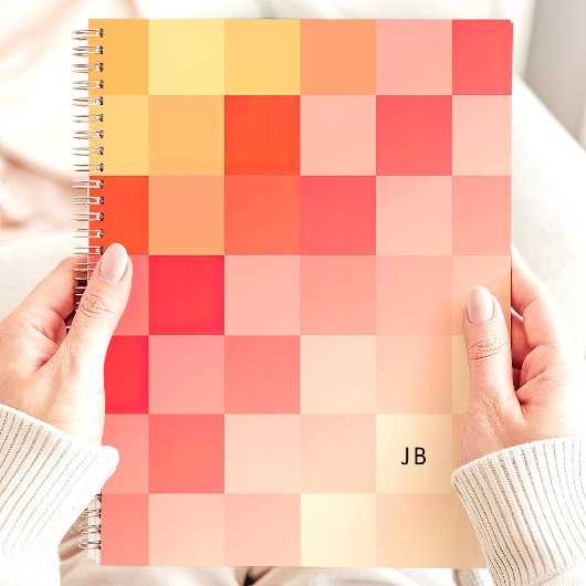 Monogramme de tableau de bord rose gras