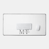 Monogramme de typographie moderne noir gris (Clavier et souris)