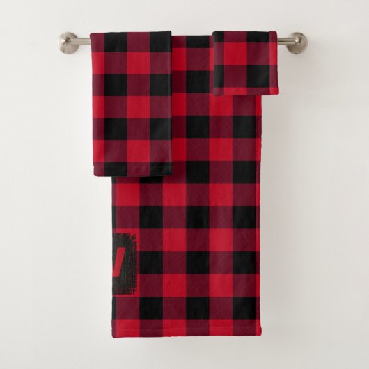 Monogramme de vérification des bisons rouges et no (En situation)