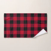 Monogramme de vérification des bisons rouges et no (Serviette à main)