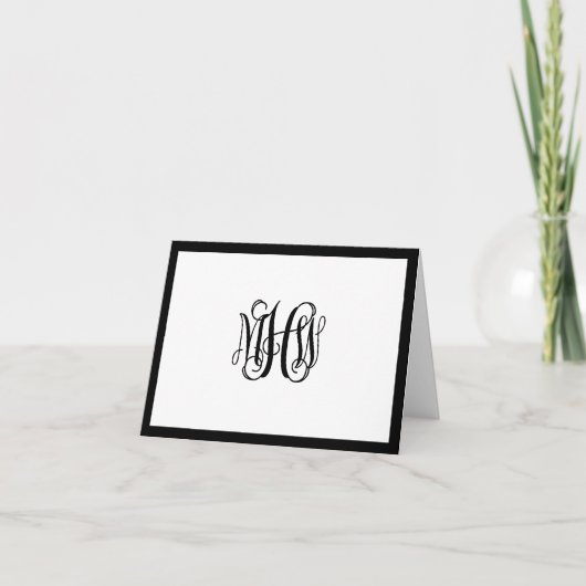 Monogramme de vigne initiale noire DO-IT-YOURSELF (Devant)
