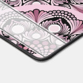 Monogramme Déco Rose Dusky Cherry Blossom Mandala (Coin)