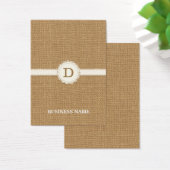 Monogramme dentelle Boucles d'oreille/Écran de bij (Bureau)