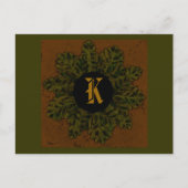 Monogramme Design 03, Carte postale (Devant)