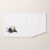 Monogramme Design Sorcière (Serviette à main)