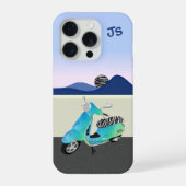 Monogramme d'illustration de la lune de scooter Ze (Verso)