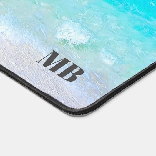 Monogramme d'image Iconique Bleu Plage (Coin)