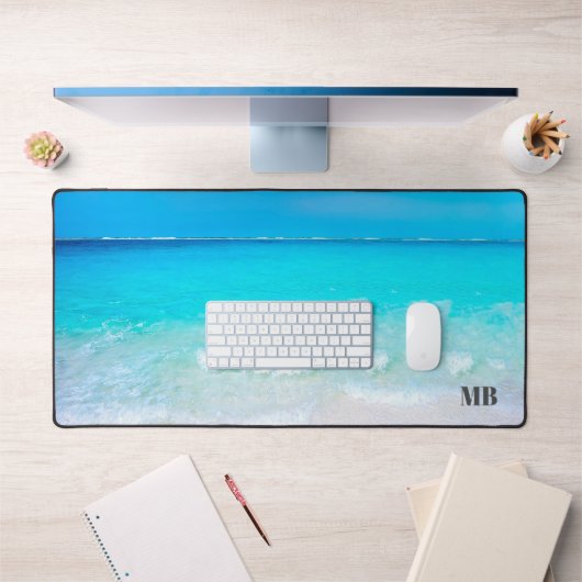 Monogramme d'image Iconique Bleu Plage (Bureau 1)