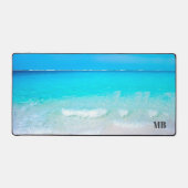 Monogramme d'image Iconique Bleu Plage (Recto)