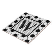 Monogramme d'impression de carreau hexagonal (Côté)